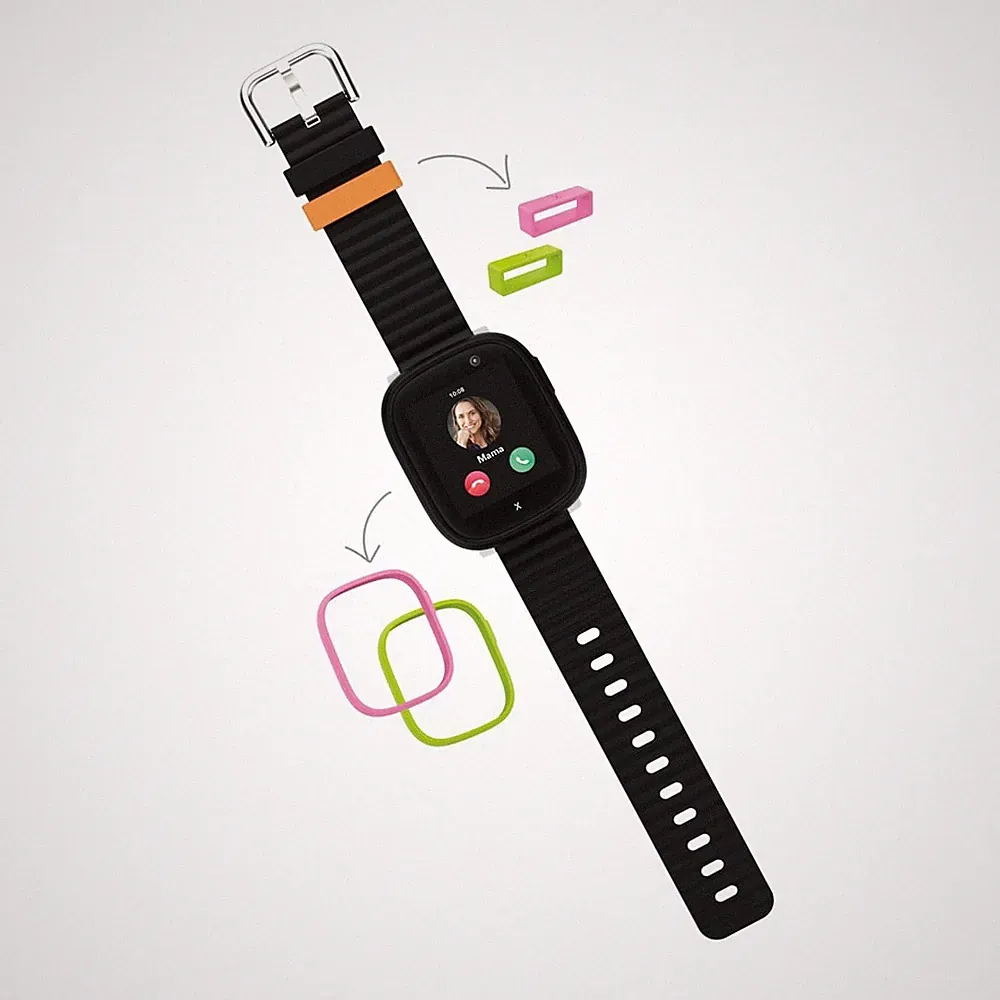 Xplora X6Play Kinder-Smartwatch schwarz mit Loops & Frames in pink und #29932478