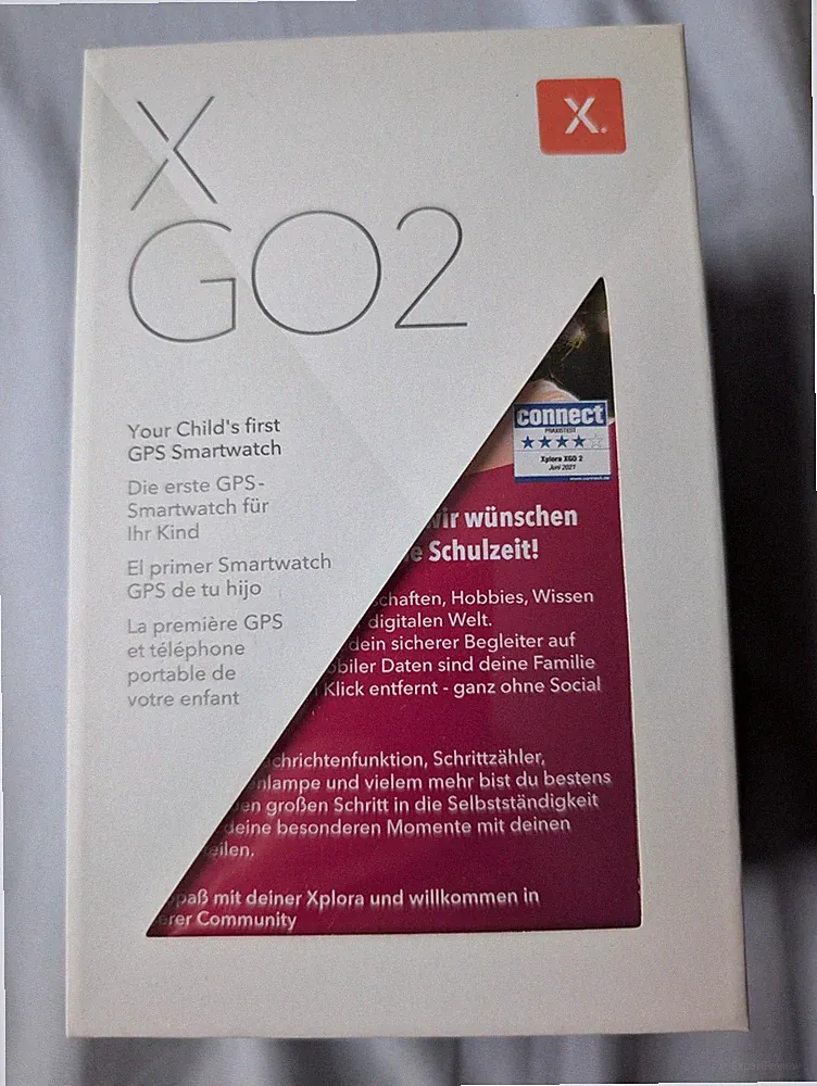 Xplora XGO2 Rosa Kinder-Smartwatch mit GPS, Telefonie und SOS-Funktion