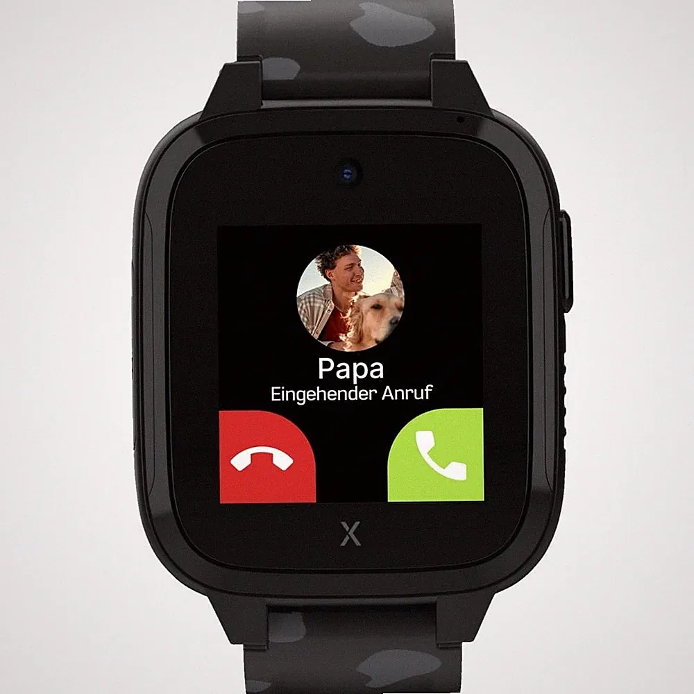 XPLORA XGO3 2. Generation Kinder Smartwatch Schwarz Silikon