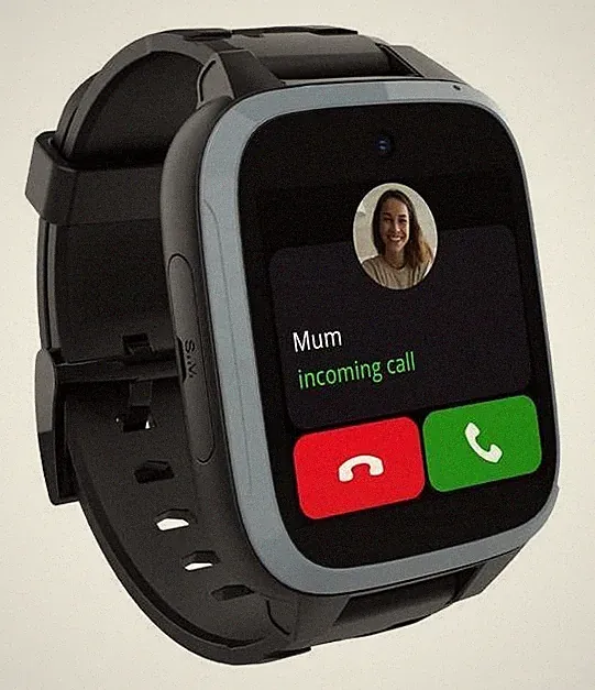 Xplora XGO3 Digital Smartwatch Quadratisch IP68 4G Schwarz