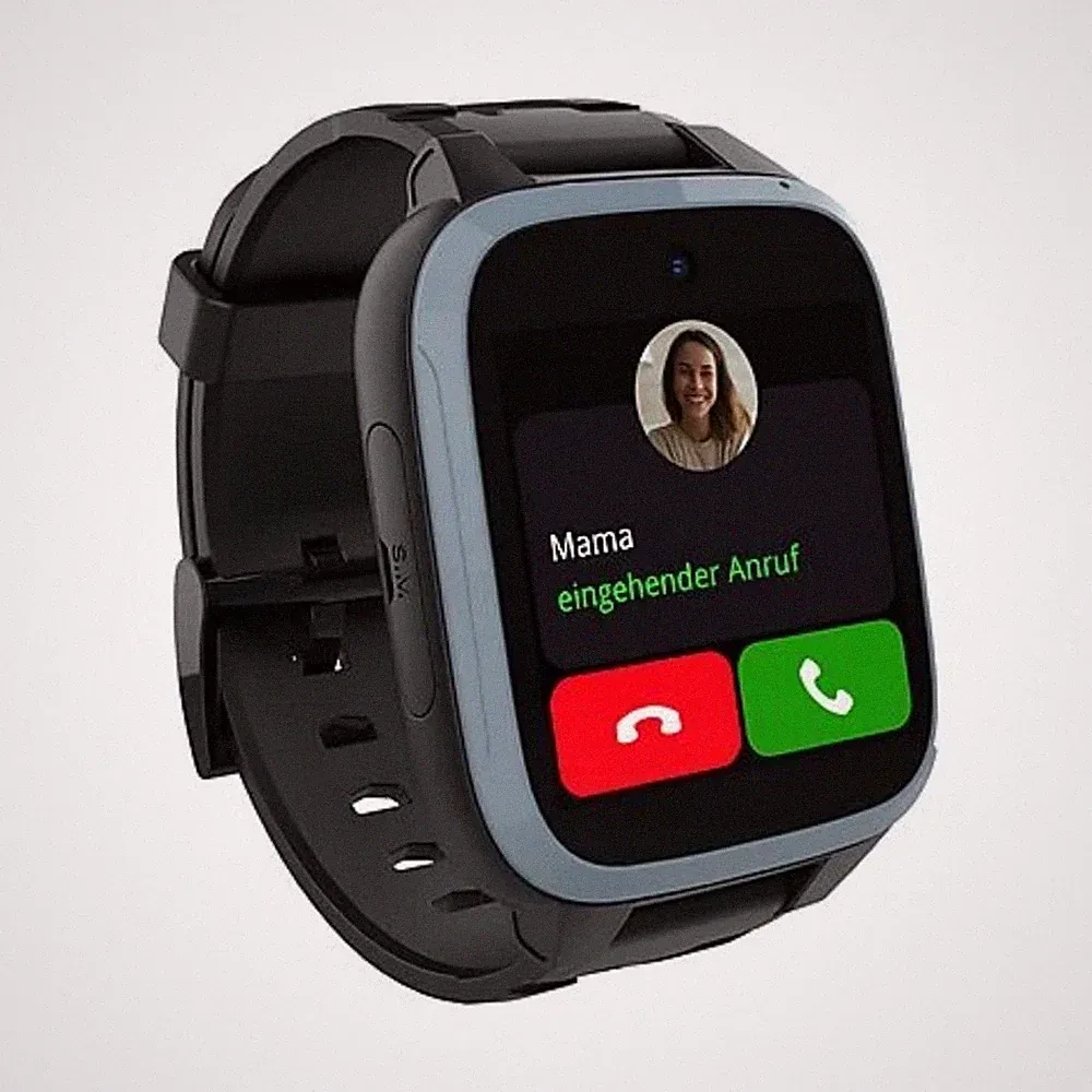 Xplora XGO3 Kinder-Smartwatch GPS Schrittzähler SOS Silikon Schwarz 1.3"