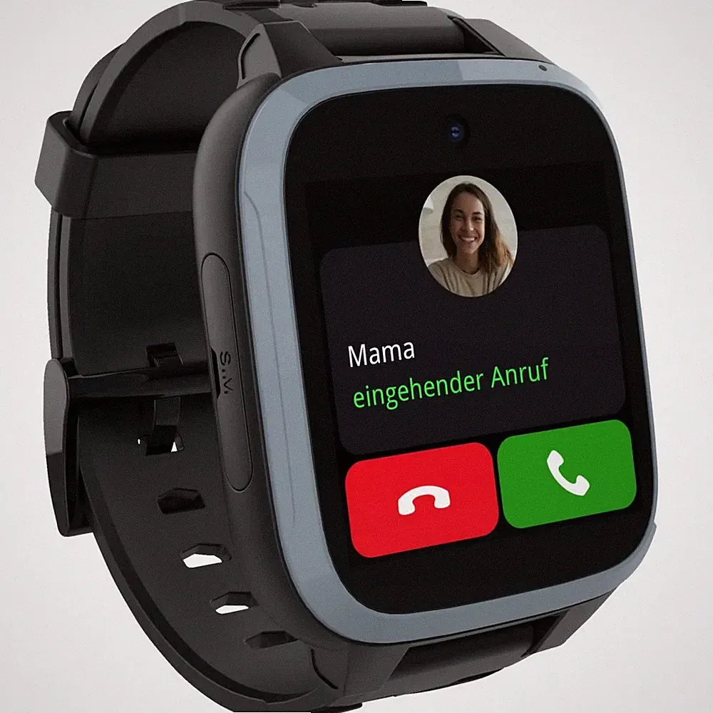 XPLORA XGO3 Kinder Smartwatch Schwarz (24.26 cm) Silikon