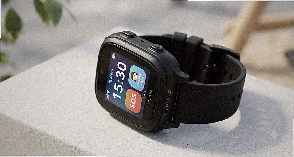 Xplora XGO3 Smartwatch für Kinder - Schwarz, SOS, GPS