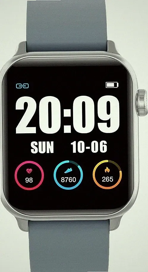 Xplora Xmove 1,3" Smartwatch Touchscreen Gesundheit Fitness Aktivitätstracker Grau