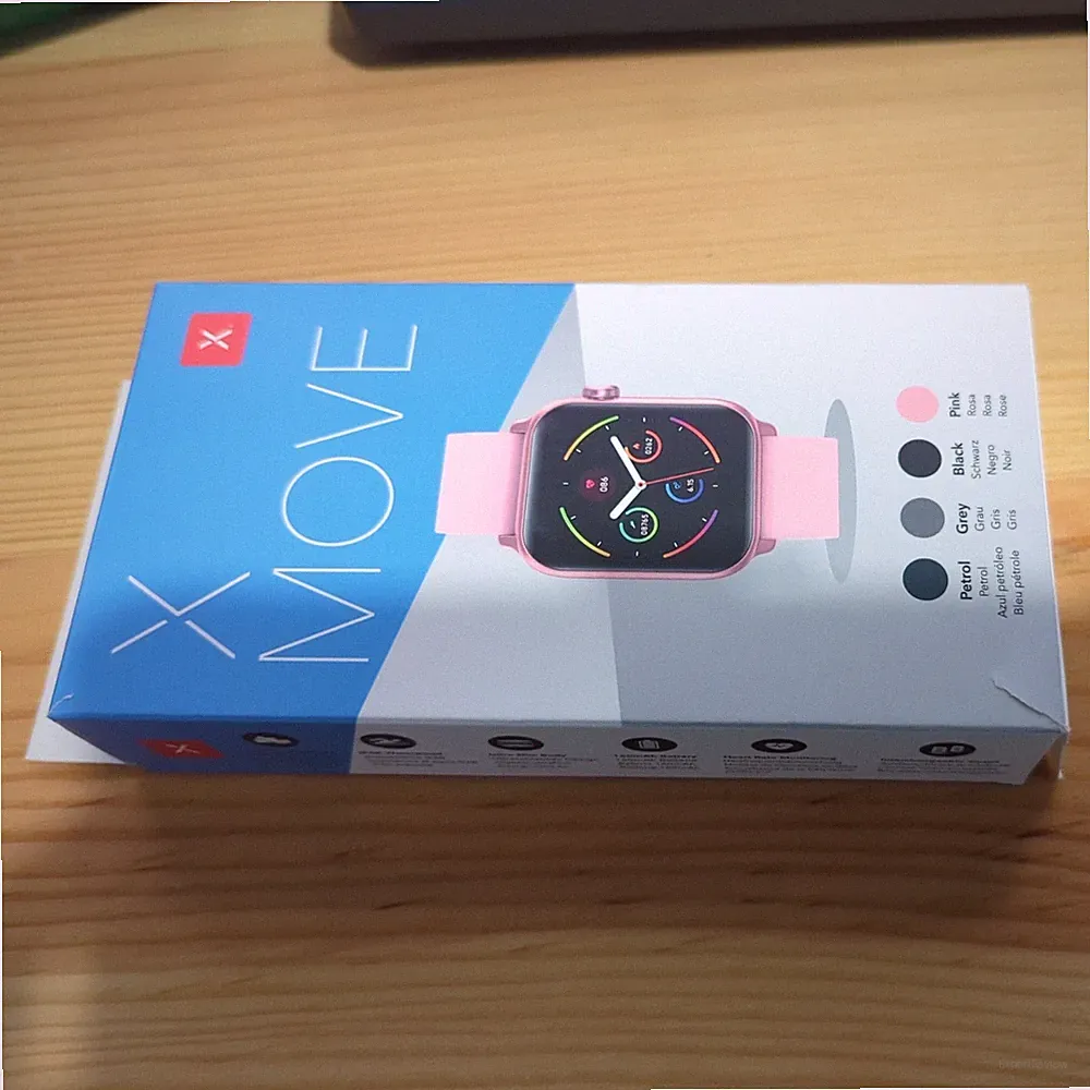 Xplora Xmove 1,3" Smartwatch Touchscreen Gesundheit Fitness Aktivitätstracker schwarz