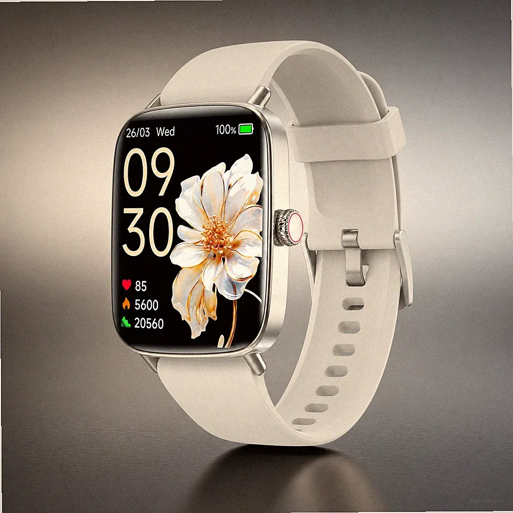 Yoever Smartwatch 1.85 Zoll Telefonfunktion SpO2 110 Sportmodi IP68 NEU OVP