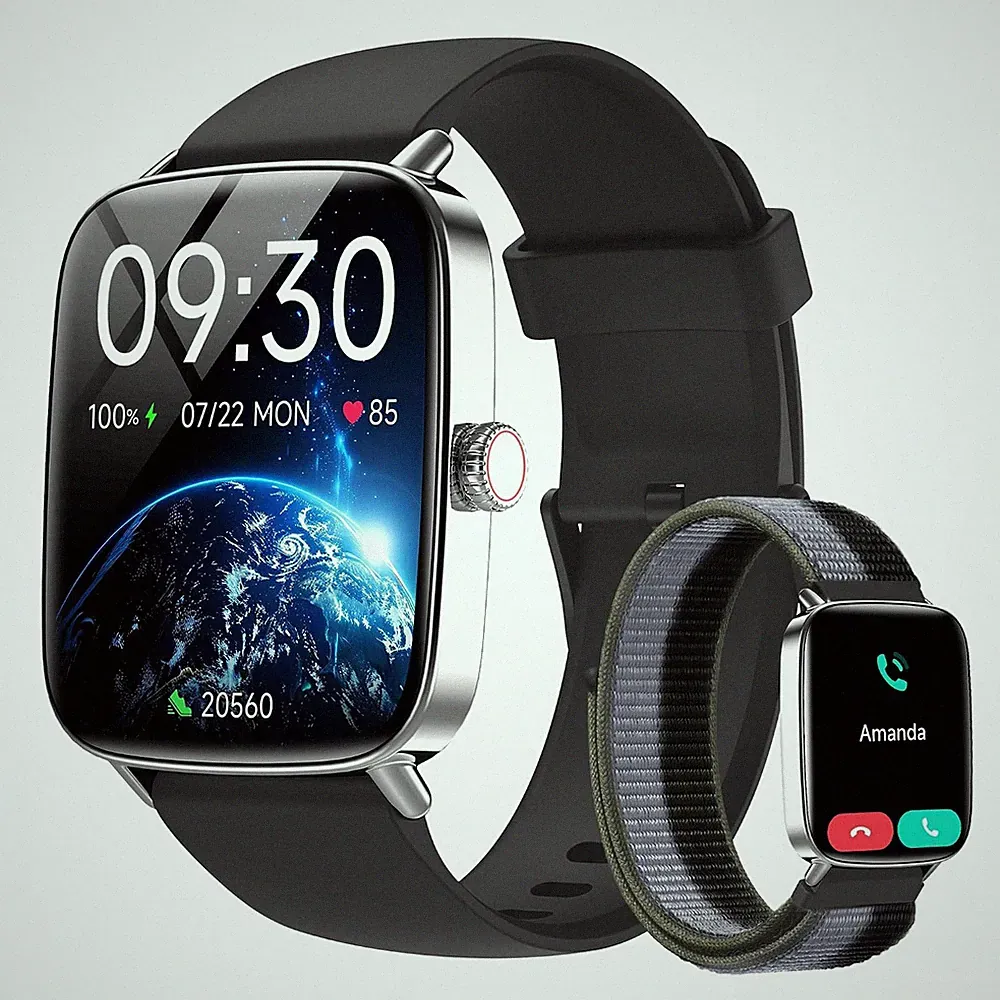 Yoever Smartwatch 1.85 Zoll Wasserdicht Fitness Tracker mit 110