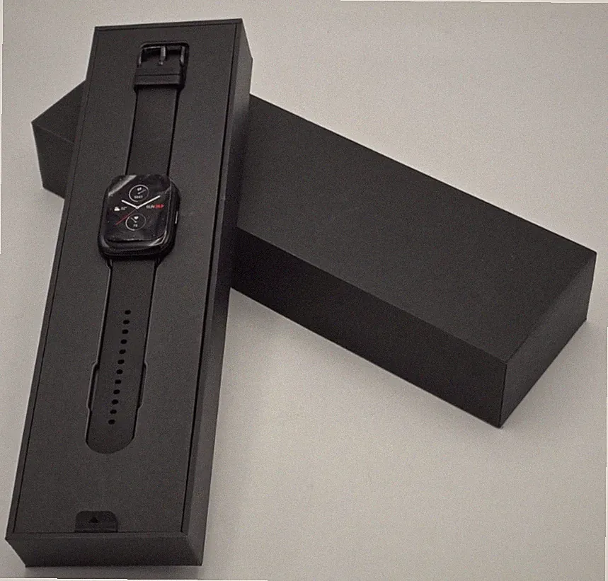 Zepp E Amazfit Huami SQUARE Onyx Black Smartwatch Sportuh Fitnesstracker Mit OVP