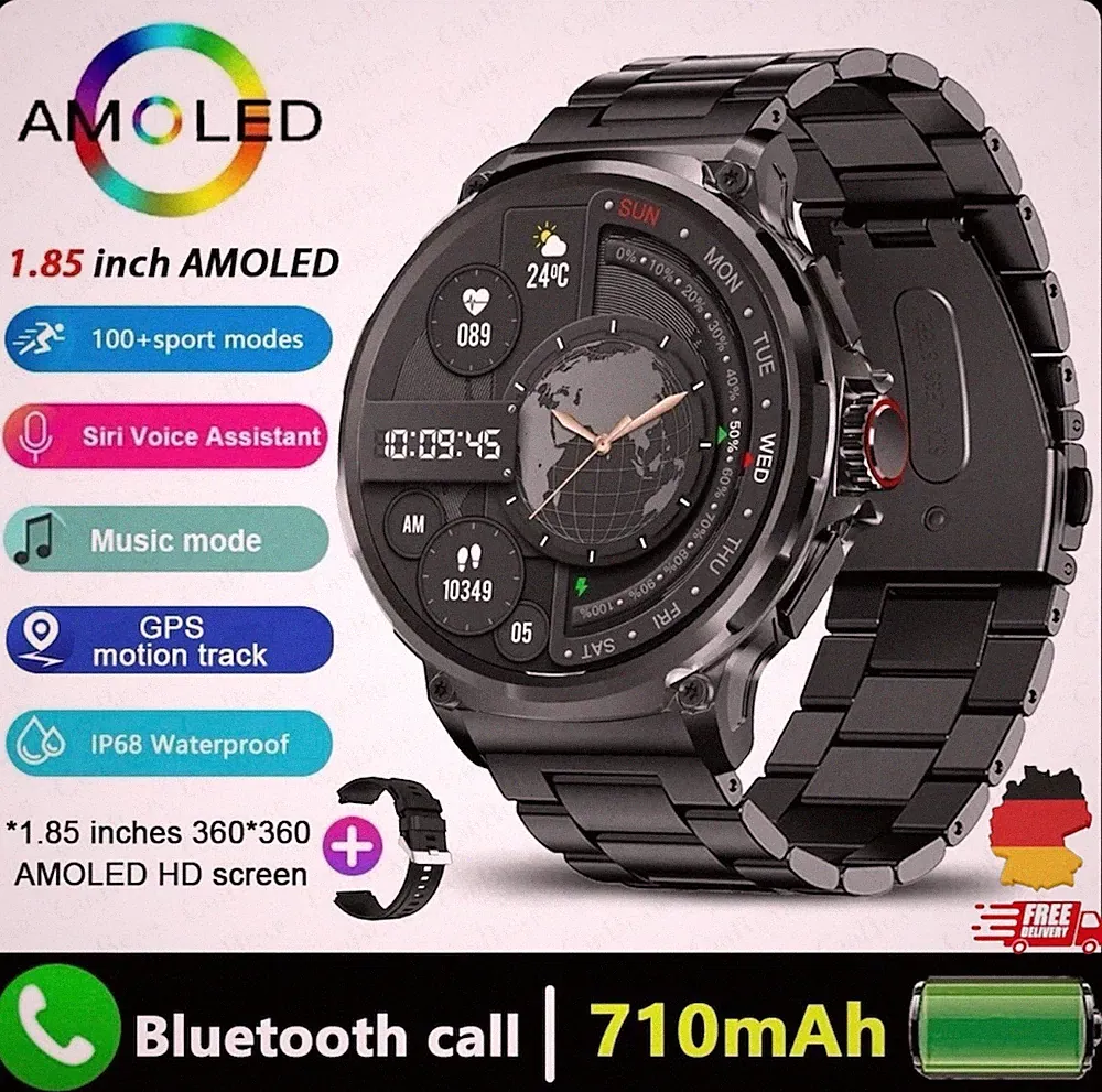 Edelstahl Smartwatch