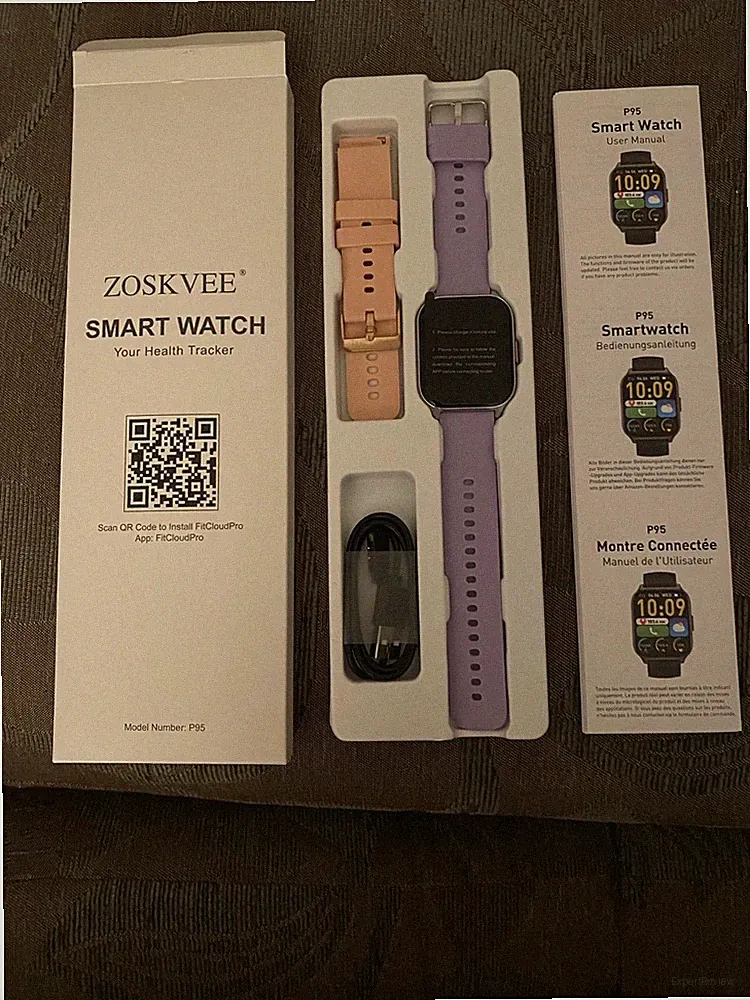 Zoskvee Smartwatch P95 Edelstahl, (unbenutzt)